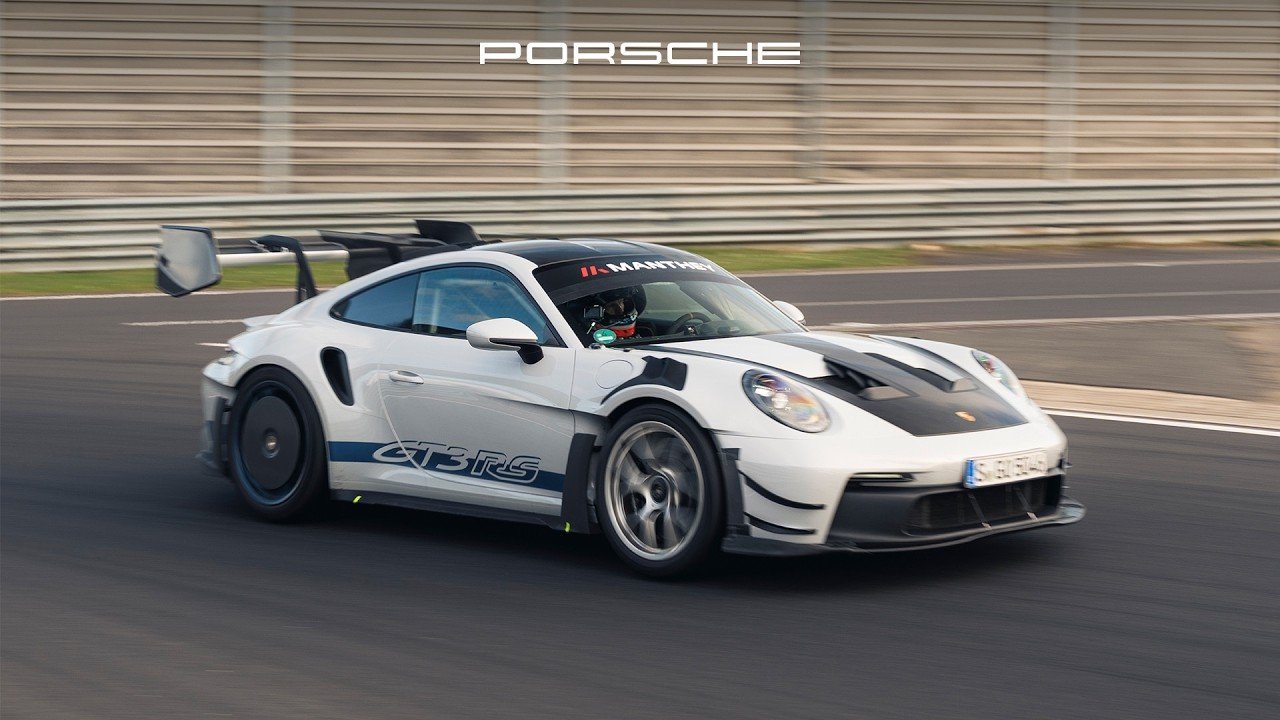 Porsche 911 GT3 RS with Manthey Kit clocks a 6 min 45 sec lap at the Nurburgring