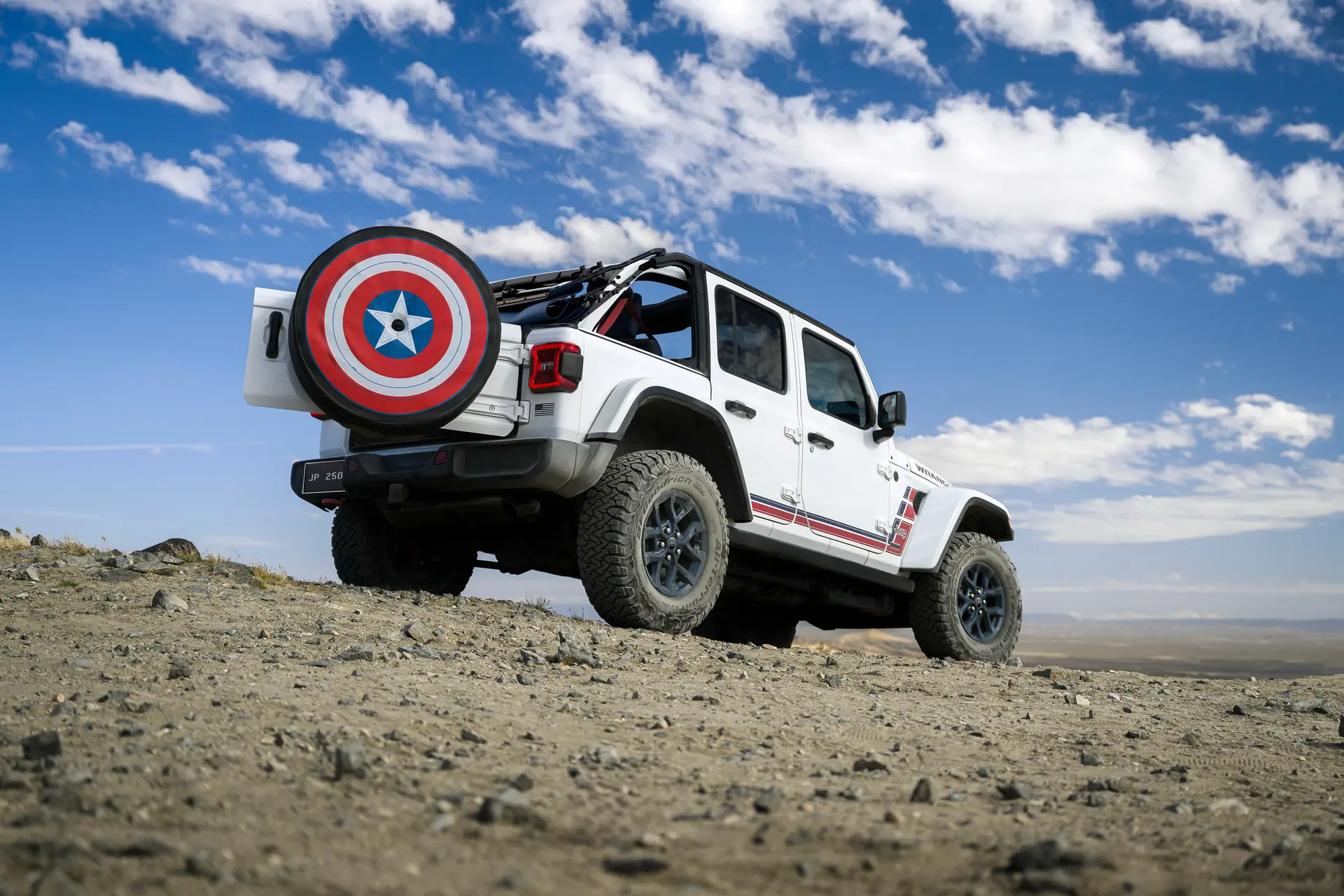 The Jeep Wrangler America250 Channels Captain America in Celebrating the Red, White and Blue (You Even Get a Comic Book)